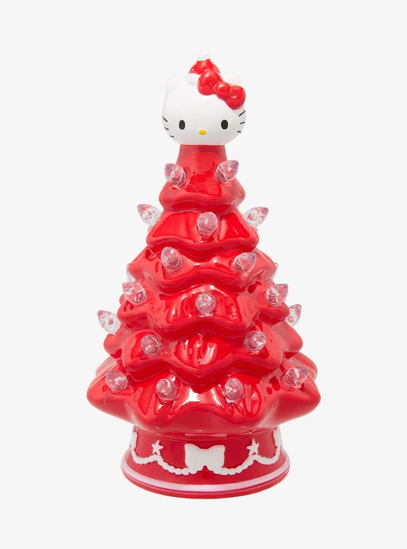 Sanrio Hello Kitty Red Light-Up Mini Christmas Tree Figure - BoxLunch Exclusive