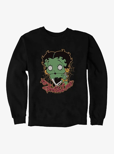 Betty Boop Zombie Sweatshirt