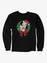 Betty Boop Pudgys Wreath Sweatshirt