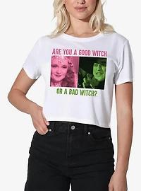 The Wizard of Oz "Good Witch or Bad Witch" Women's Crop Top T-Shirt