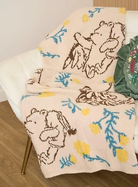 Disney Winnie the Pooh Illustrated Feather Knit Throw — BoxLunch Exclusive
