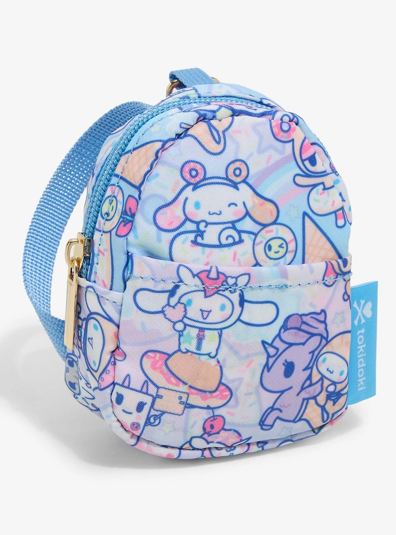tokidoki Sanrio Cinnamoroll Sweet Treats Mini Backpack Keychain