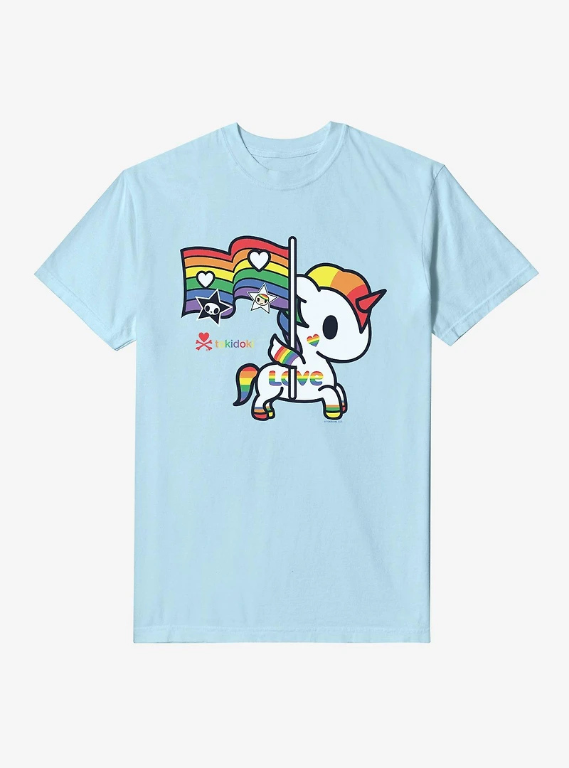 Tokidoki Unicorno Pride Flag Garment Dye T-Shirt