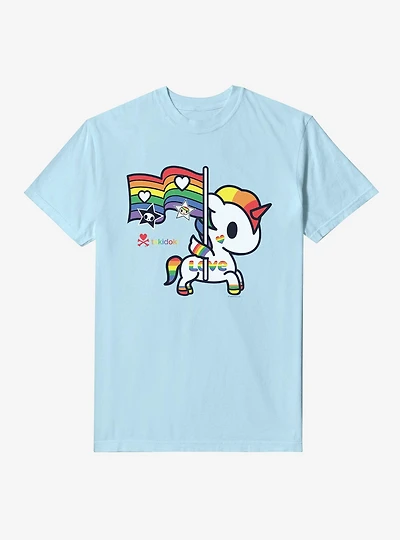 Tokidoki Unicorno Pride Flag Garment Dye T-Shirt