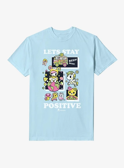 Tokidoki Lets Stay Positive Garment Dye T-Shirt