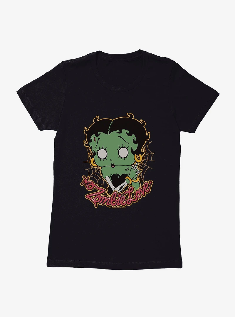 Betty Boop Zombie Womens T-Shirt