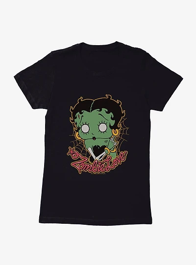 Betty Boop Zombie Womens T-Shirt