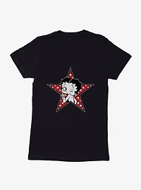 Betty Boop Blow A Kiss Womens T-Shirt
