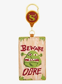 Loungefly DreamWorks Shrek Beware of Ogre Retractable Lanyard - BoxLunch Exclusive
