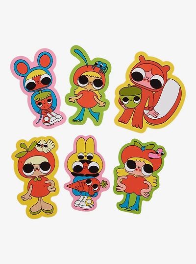Burger Babie Characters Sticker Pack