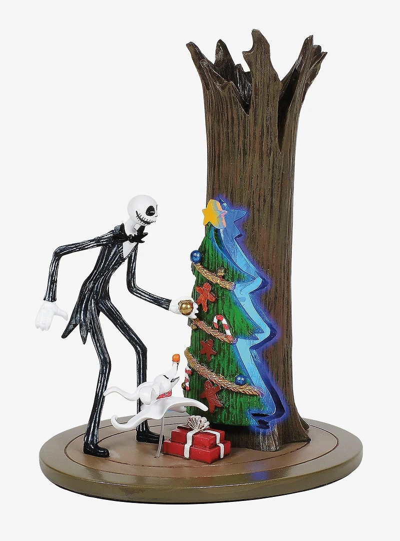 Department 56 Disney The Nightmare Before Christmas Jack & Christmas Town Door Light-Up Figure