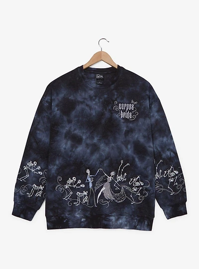 Corpse Bride Glow-in-the-Dark Tie-Dye Crewneck — BoxLunch Exclusive