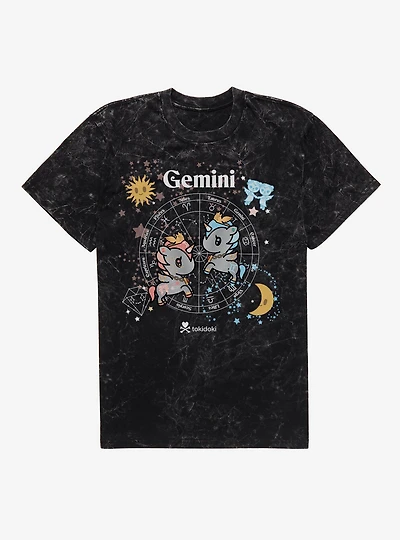 Tokidoki Unicorno Gemini Mineral Wash T-Shirt