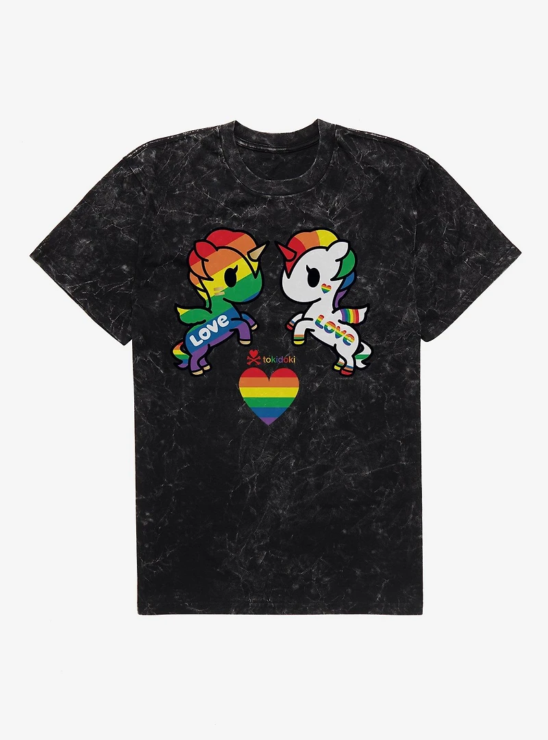 Tokidoki Unicorno Pride Love Mineral Wash T-Shirt