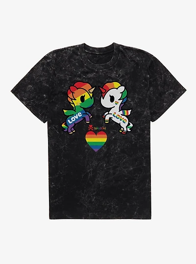 Tokidoki Unicorno Pride Love Mineral Wash T-Shirt