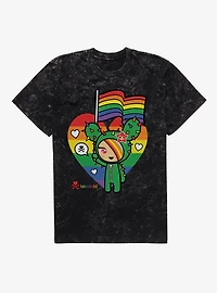 Tokidoki Pride Flag Mineral Wash T-Shirt