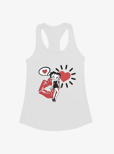 Betty Boop Love on the Brain Womens Tank Top