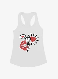 Betty Boop Love on the Brain Womens Tank Top