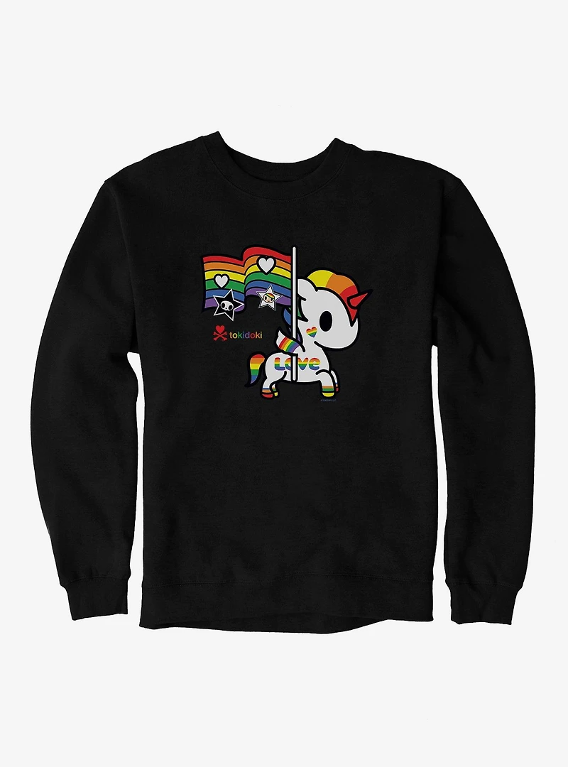 Tokidoki Unicorno Pride Flag Sweatshirt