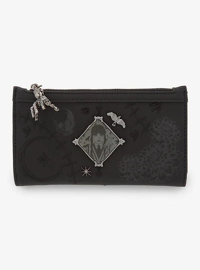 Wednesday Embroidered Icons Wallet - BoxLunch Exclusive