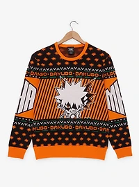 My Hero Academia Bakugo Holiday Sweater - BoxLunch Exclusive