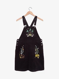 Disney Hocus Pocus Embroidered Icons Overall Dress — BoxLunch Exclusive