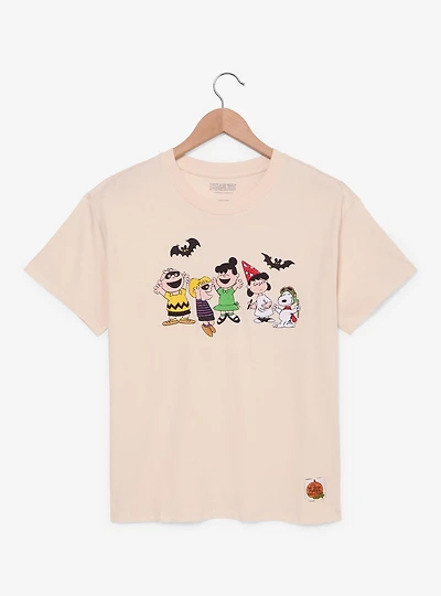 Peanuts Halloween Costumes Embroidered Plus T-Shirt - BoxLunch Exclusive