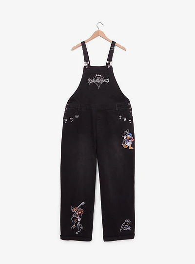 Disney Kingdom Hearts Logo Women's Plus Overalls - BoxLunch Exclusive