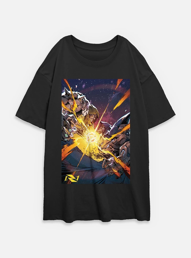 Marvel Rivals Final Fight Womens Oversized T-Shirt