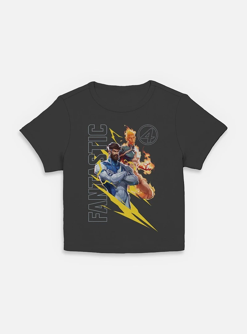 Marvel Rivals Human Torch & Mr. Fantastic Womens Baby T-Shirt