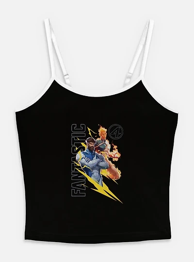 Marvel Rivals Human Torch & Mr. Fantastic Womens Cami Tank Top