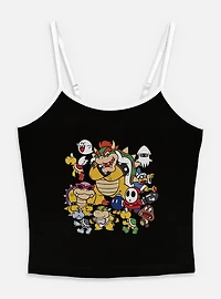 Nintendo Super Mario Villain Stack Womens Cami