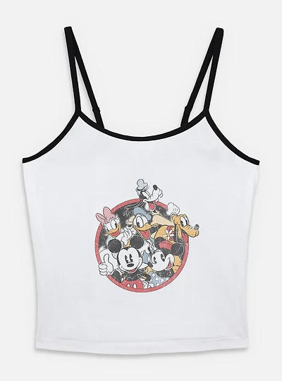 Disney Mickey Mouse Retro Group Womens Cami