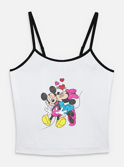 Disney Mickey Mouse Minnie Love Womens Cami