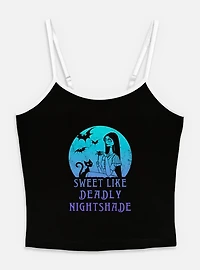 The Nightmare Before Christmas Sally Sweet Like Deadly Nightshade  Womens Cami