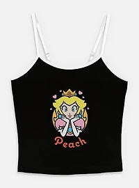 Nintendo Super Mario Peach Hearts Womens Cami
