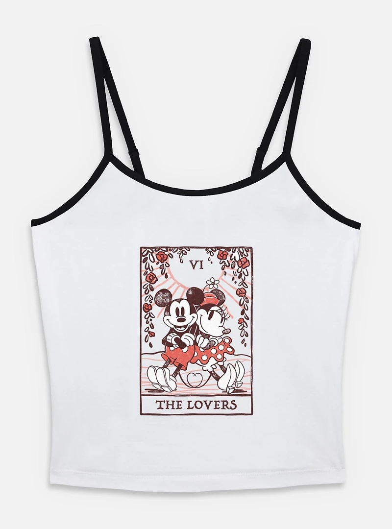 Disney Mickey Mouse The Lovers Tarot Womens Cami