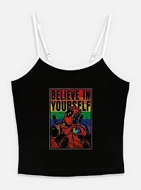 Marvel Deadpool Believe Yourself Womens Cami