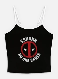 Marvel Deadpool No One Cares Womens Cami