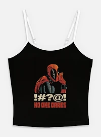 Marvel Deadpool No One Cares Womens Cami