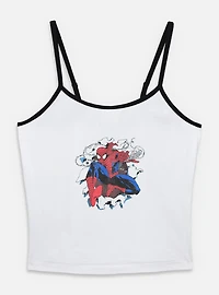 Marvel Spider-Man Breaking Through Womens Cami