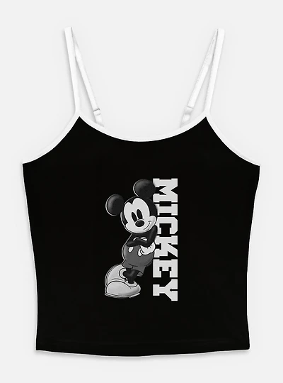 Disney Mickey Mouse Retro Leaning Womens Cami