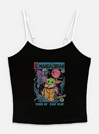 Star Wars The Mandalorian This Is Way Poster Womens Cami