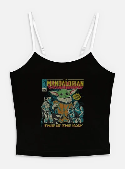 Star Wars The Mandalorian This Is Way Child Poster Womens Cami