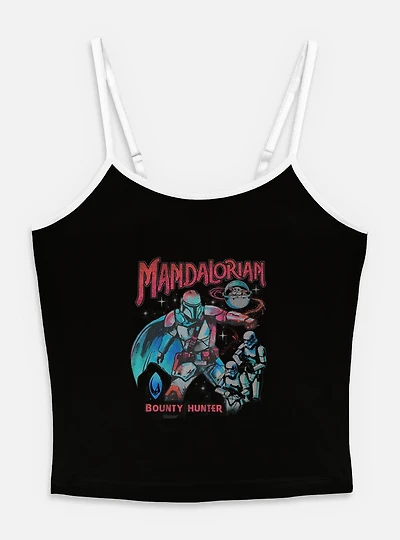 Star Wars The Mandalorian Boba Fett Bounty Hunter Womens Cami