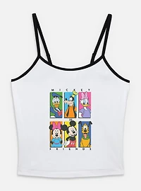 Disney Mickey Mouse Friend Panels Womens Cami