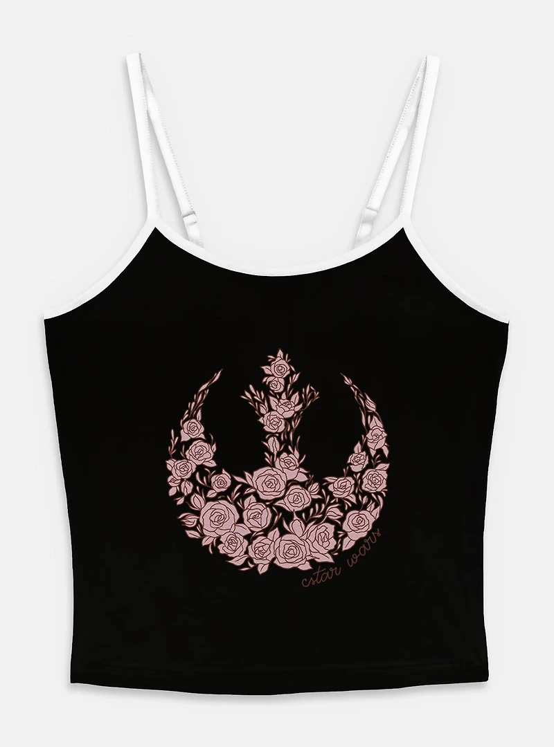 Star Wars Rose Rebel Womens Cami