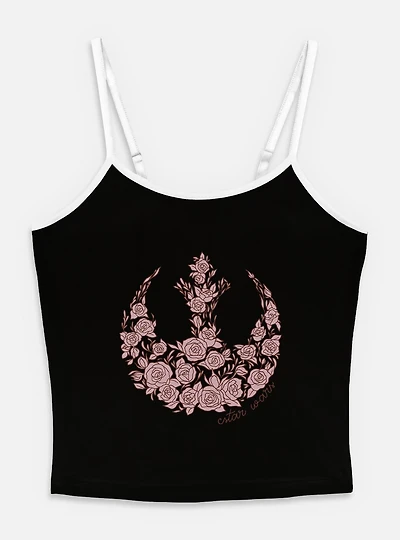 Star Wars Rose Rebel Womens Cami