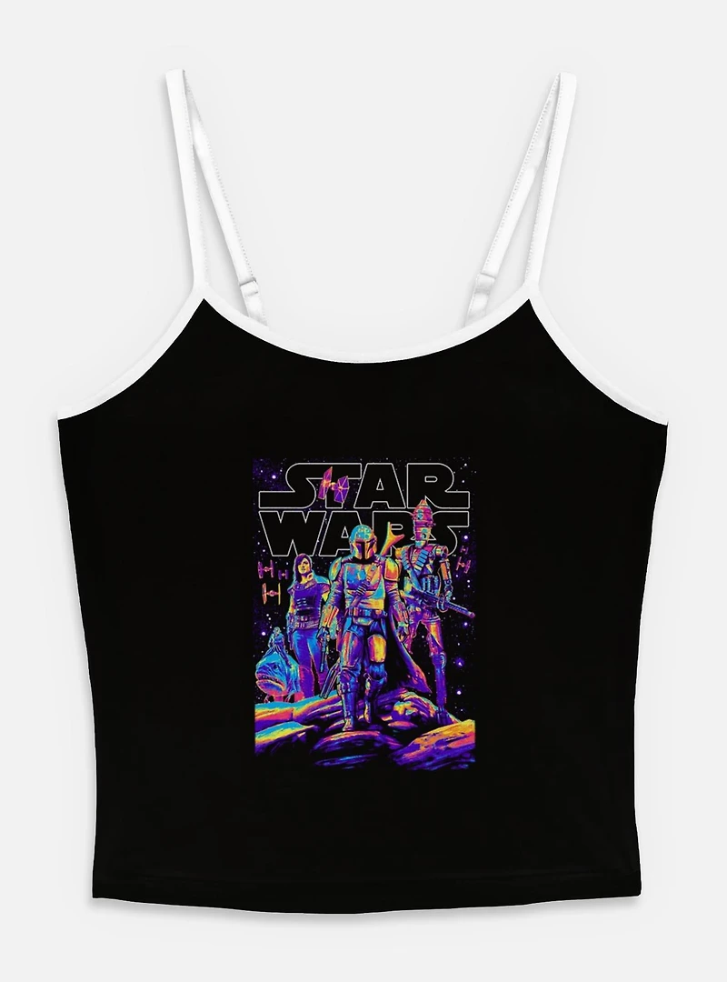 Star Wars The Mandalorian Galaxy  Womens Cami