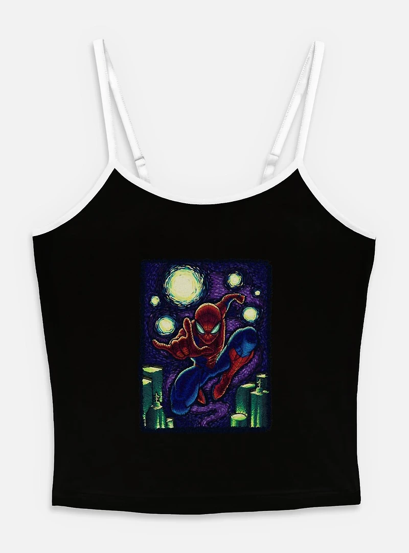 Marvel Spider-Man Starry New York Womens Cami
